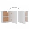 Fehér forgácslap függő szekrény 50 x 31 x 60 cm