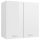 Magasfényű fehér forgácslap függő szekrény 60 x 31 x 60 cm