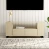 Sonoma tölgyszínű szerelt fa tv-szekrény 120x35x48 cm