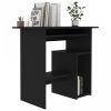Fekete forgácslap íróasztal 80 x 45 x 74 cm