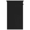 Fekete forgácslap íróasztal 90 x 45 x 76 cm