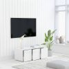 Fehér forgácslap tv-szekrény 80 x 34 x 30 cm
