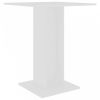 Fehér forgácslap bisztróasztal 60 x 60 x 75 cm  