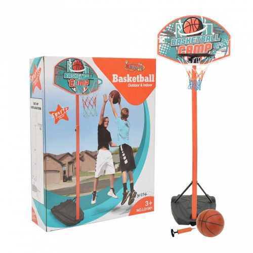 Hordozható állítható kosárlabdajáték-szett 180-230 cm