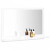 Fehér forgácslap fürdőszobai tükör 60 x 10,5 x 37 cm