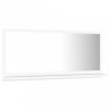 Fehér forgácslap fürdőszobai tükör 80 x 10,5 x 37 cm