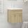 Sonoma-tölgy színű forgácslap mosdószekrény 41 x 38,5 x 46 cm