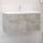 Betonszürke forgácslap mosdószekrény 90 x 38,5 x 46 cm