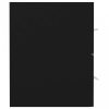 Fekete forgácslap mosdószekrény 41 x 38,5 x 48 cm
