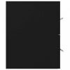 Fekete szerelt fa mosdószekrény 100 x 38,5 x 48 cm