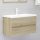 Sonoma-tölgy színű forgácslap mosdószekrény 80 x 38,5 x 45 cm