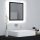 Fekete akril led-es fürdőszobai tükör 40 x 8,5 x 37 cm
