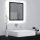 Magasfényű fekete akril led-es fürdőszobatükör 40x8,5x37cm