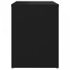 2 db fekete forgácslap éjjeliszekrény 40 x 30 x 40 cm