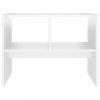 Fehér forgácslap kisasztal 60 x 40 x 45 cm