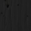 Fekete fenyőfa könyvszekrény/térelválasztó 60 x 30 x 167,5 cm