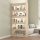 Tömör fenyőfa könyvszekrény/térelválasztó 80 x 30 x 167,4 cm