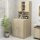 Sonoma-tölgyszínű mosógépszekrény 70,5 x 25,5 x 90 cm
