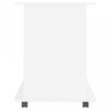 Fehér forgácslap kerekes szekrény 60 x 45 x 60 cm