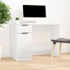 Fehér színű szerelt fa íróasztal 100 x 50 x 75 cm