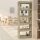 Sonoma tölgy színű könyvszekrény/térelválasztó 60 x 30 x 166 cm