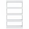 Fehér forgácslap könyvszekrény/térelválasztó 80 x 30 x 135 cm