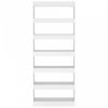 Fehér forgácslap könyvszekrény/térelválasztó 80 x 30 x 198 cm