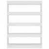 Fehér könyvszekrény/térelválasztó 100 x 30 x 135 cm