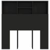 Fekete áthidaló szekrény 100 x 19 x 103,5 cm