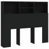 Fekete áthidaló szekrény 120 x 19 x 103,5 cm