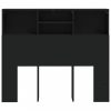 Fekete áthidaló szekrény 120 x 19 x 103,5 cm