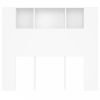 Fehér áthidaló szekrény 120 x 18,5 x 104,5 cm