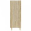 Sonoma-tölgyszínű szerelt fa tálalóasztal 69,5x32,5x90 cm