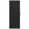 Fekete függő faliszekrény 69,5 x 34 x 90 cm