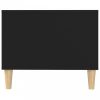 Fekete szerelt fa dohányzóasztal 102 x 50 x 40 cm