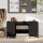 Fekete szerelt fa íróasztal 140 x 50 x 75 cm