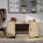 Sonoma-tölgyszínű szerelt fa íróasztal 140 x 50 x 75 cm