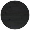 Fekete tömör fenyőfa asztallap ?40 x 2,5 cm