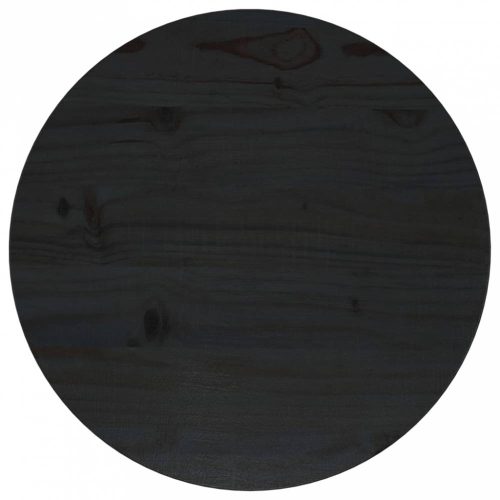 Fekete tömör fenyőfa asztallap ?40 x 2,5 cm