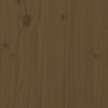 Mézbarna tömör fenyőfa tálalóasztal 110 x 40 x 75 cm