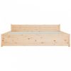 Tömör fa ágykeret 200x200 cm