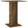 Füstös tölgy színű szerelt fa bisztróasztal 60 x 60 x 75 cm