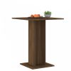 Barna tölgy színű szerelt fa bisztróasztal 60 x 60 x 75 cm