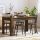 Barna tölgy színű szerelt fa étkezőasztal 140 x 74,5 x 76 cm