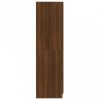 Barna tölgy színű szerelt fa patikaszekrény 30 x 42,5 x 150 cm