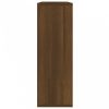 Barna tölgyszínű szerelt fa fali polc 104 x 20 x 58,5 cm