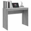 Szürke sonoma színű szerelt fa íróasztal 90x40x72 cm