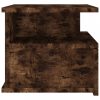 Füstös tölgy színű szerelt fa fali éjjeliszekrény 40x31x27 cm