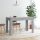 Szürke sonoma színű szerelt fa étkezőasztal 120 x 60 x 76 cm