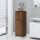Barna tölgy színű szerelt fa fürdőszobaszekrény 30x30x95 cm
